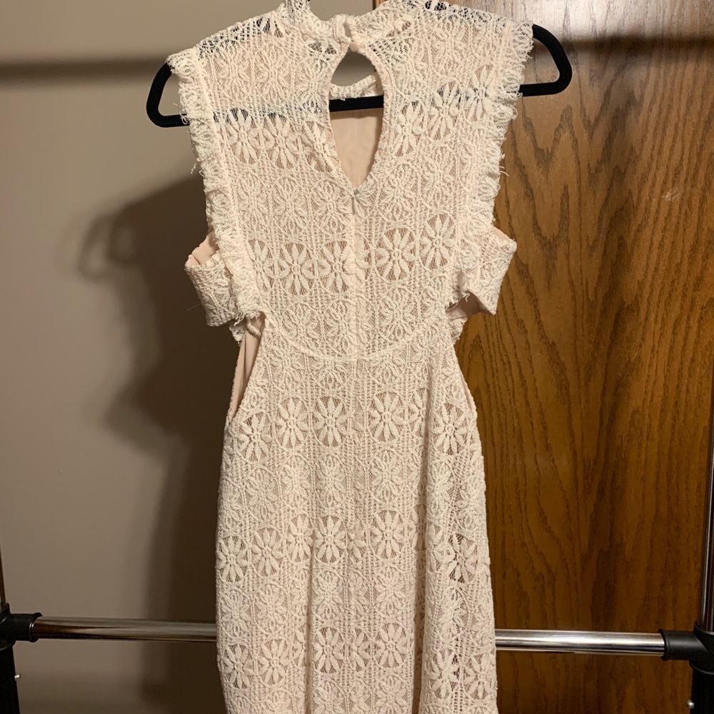 BP Cream Lace Mini Dress - Picture 4 of 4
